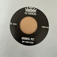 WU TANG CLAN  – Gravel Pit / Uzi (Pinky Ring) 7" Vinyl RARE Rap 45 the w NEW