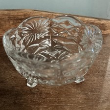 Round cut glass Sweet / Sugar