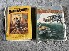 Every Boys Hobby Annual 1929 & 1932 Hardbacks