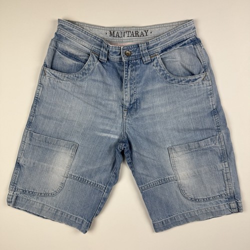 Mantaray denim cargo shorts - mantaray,
