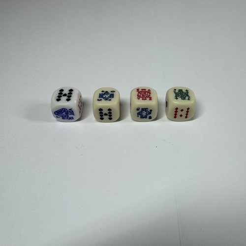 Vintage lot poker dice 6 - lot, 4