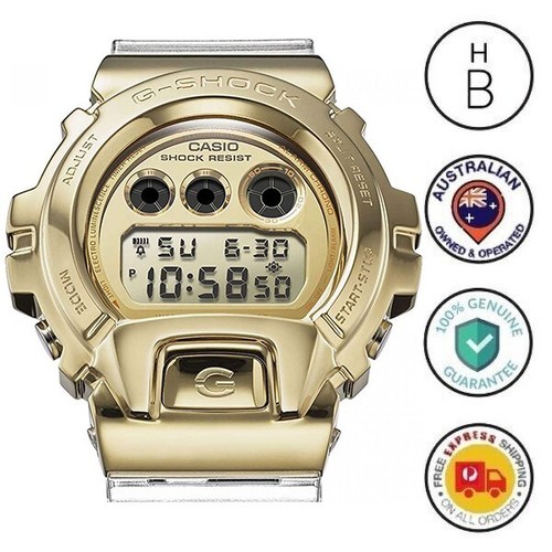 New casio shock - gold, ingot