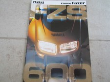 Yamaha Fazer Italian Sales Brochure  FZS600 motorcycle Bike 1998