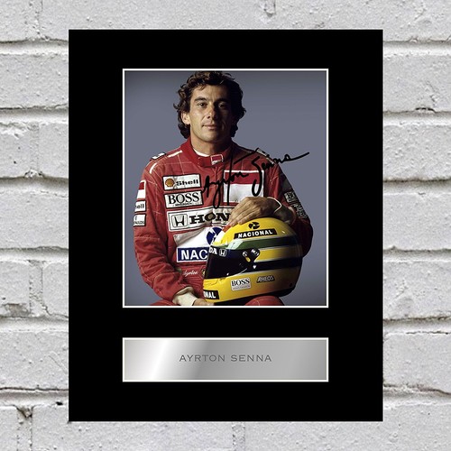 Ayrton senna signed - senna,