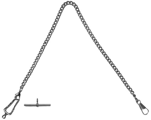 Chrome plated pocket - pocket, watch