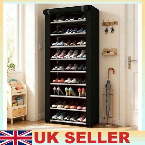 Tier fabric tall shoe - fabric,