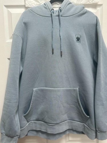 Belstaff pale blue xxl hooded - belstaff,