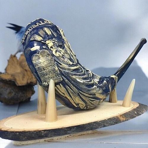Shofar ram horn kosher - horn, 3d