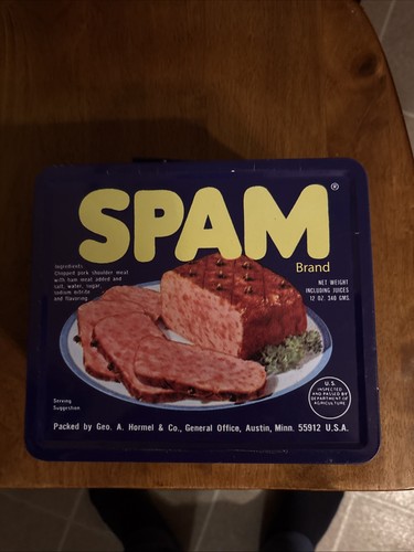 Spam brand storage tin lunch - brand,