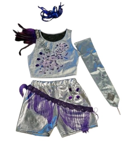 Silver purple pairs - pairs, duet