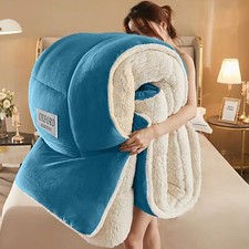 Sherpa Flannel Fleece Blanket