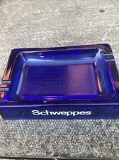 SCHWEPPES ASHTRAY STUNNING LARGE PUB BAR COLLECTIBLE