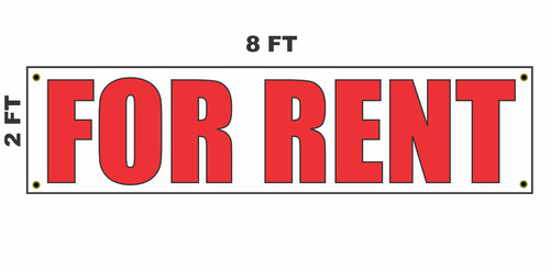 For rent banner - for,