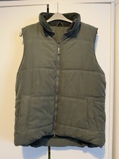 Mens Sherwood Forest Gilet Dark Green Sleeveless Jacket Body Warmer - Large VGC