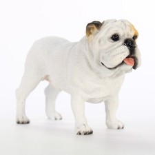 Bulldog Figurine Hand Painted