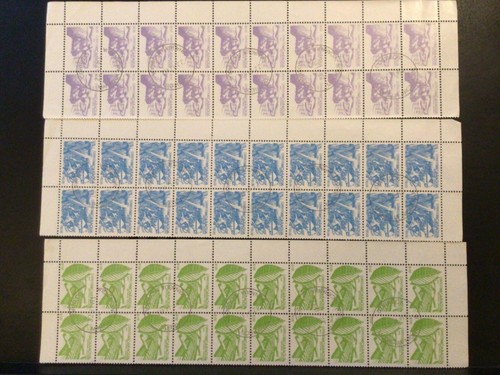 Franked blocks 20 stamps - 20,