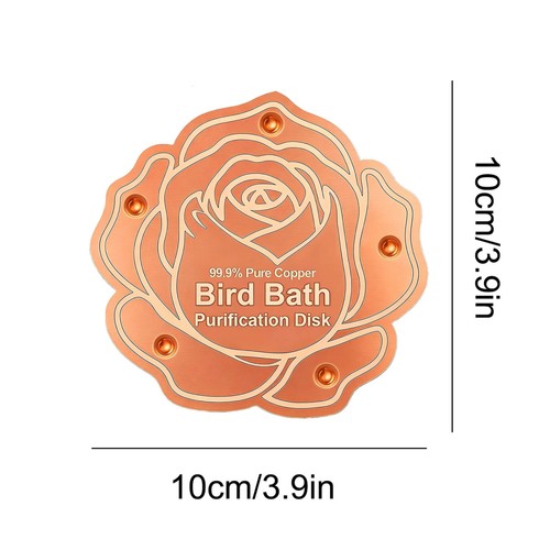 Bird bath copper - bird,