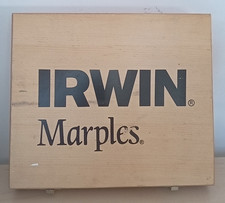 IRWIN MARPLES CHISELS WOODEN DISPLAY STORAGE BOX TOOLS WOODWORK