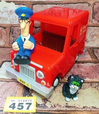 Vintage Postman Pat & Jess Van & Figure Royal Mail Red Van PAT 1 Toy Large Y457