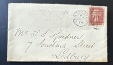 C75 1874 SG43 Penny Red Plate