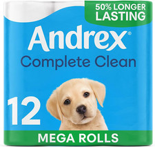 Andrex Complete Clean 12 Mega