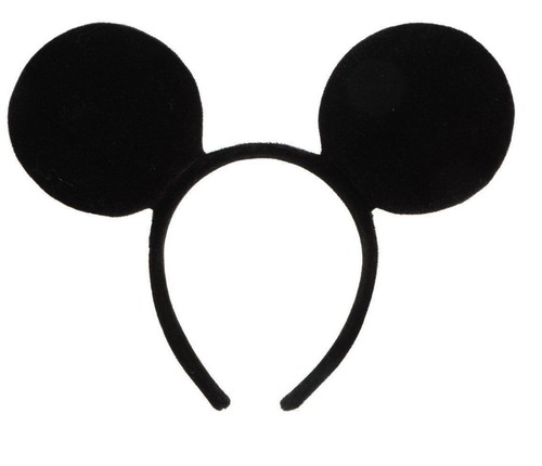 Black mouse headband with - headband, bow