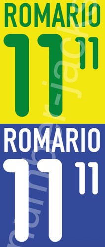 Brazil romario nameset - romario, 2000