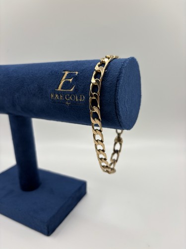 9ct gold curb bracelet - 9ct,