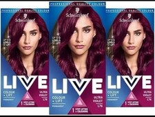 3 x Schwarzkopf Live Permanent