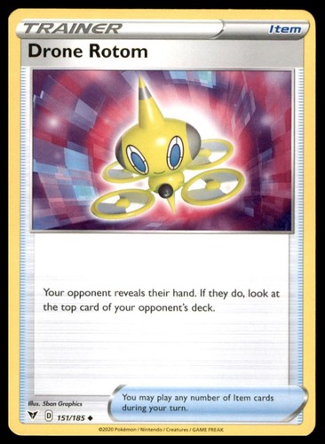 Drone rotom 151 185 uncommon - rotom,