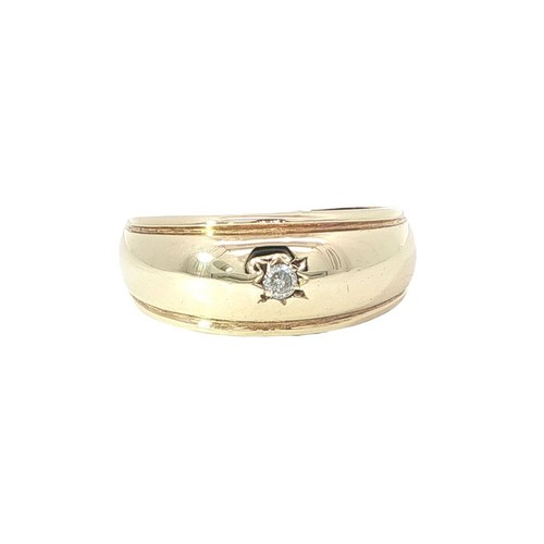 9ct yellow gold diamond - 9ct,