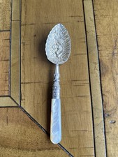 Antique Sterling Silver Jam Berry Spoon Hallmarked
