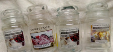 4 EMPTY YANKEE CANDLE JARS
