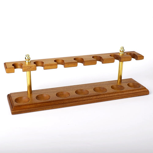 Wooden tobacco pipe stand rack - wooden,