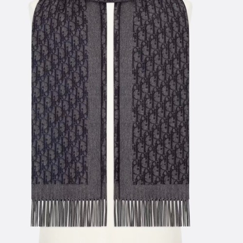 Dior oblique silk scarf - dior,