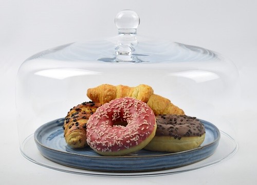Clear glass display - clear, with