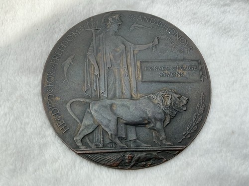 Wwi death penny horace george - death,