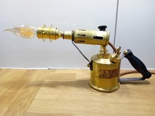 Blow lamp steam punk light