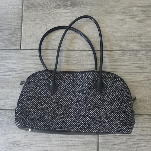 Vintage east black herringbone - vintage,