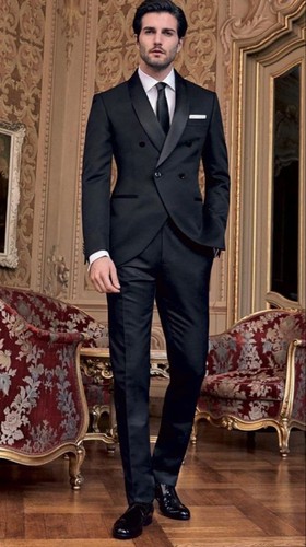 Doublebreasted tuxedo black - doublebreasted,