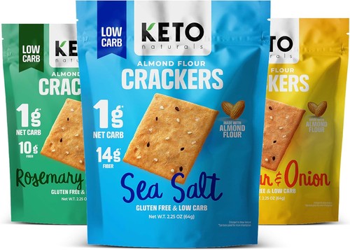 Keto crackers sea salt - keto,