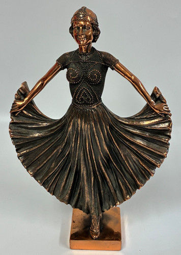 Art deco style - art, figurine