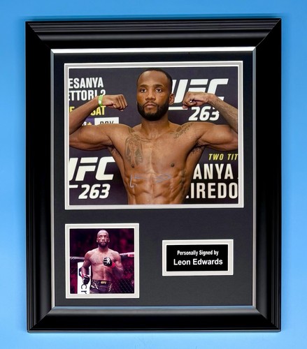 Leon edwards signed - signed, photo