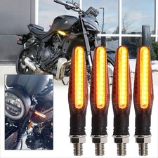 Amber flowing led motorcycle - amber,