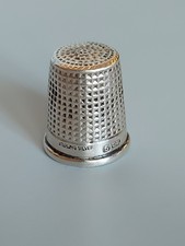Vintage Sterling Silver Charles Horner Thimble / Sewing / Collectible (759)