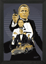 James bond 007 Framed Wall Art