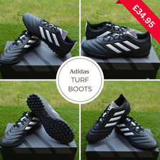 Adidas Goletto Turf Football Shoes Boots Black Astroturf