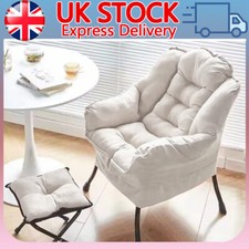 Fabric Lazy Chair with Footstool Relax Lounge Chair Accent Armchair Sofa Chair