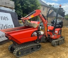 Micro & Mini Digger/Dumper Hire from 0.8t To 5T