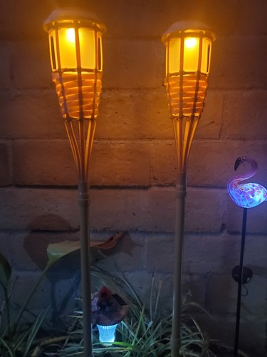 Solar tiki torch - solar,
